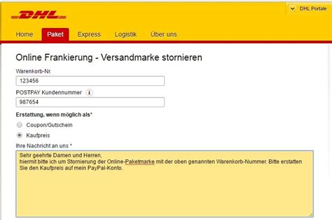 dhl online frankierung usa